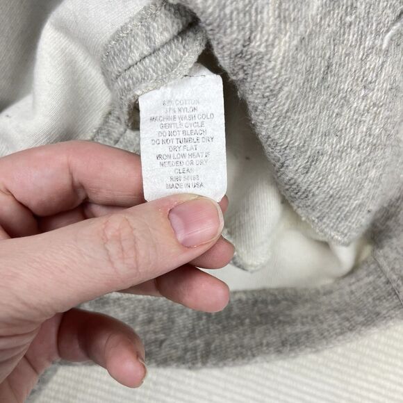 Elliot Lauren Womens Knit Sweater Blazer Grey Size 8 Cotton Single Button Career - Picture 5 of 8